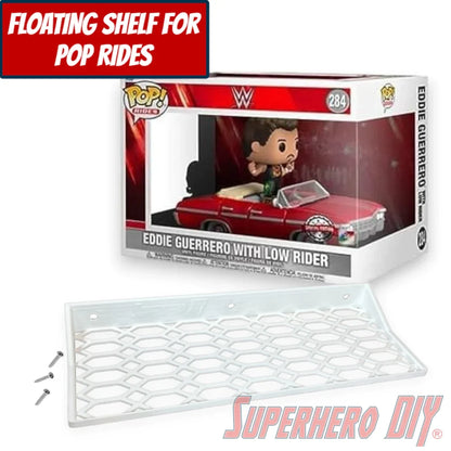 Check out the Floating Shelf for Funko Pop! Rides Eddie Guerrero with Low Rider #284 from Superhero DIY! The perfect solution for only $18.99