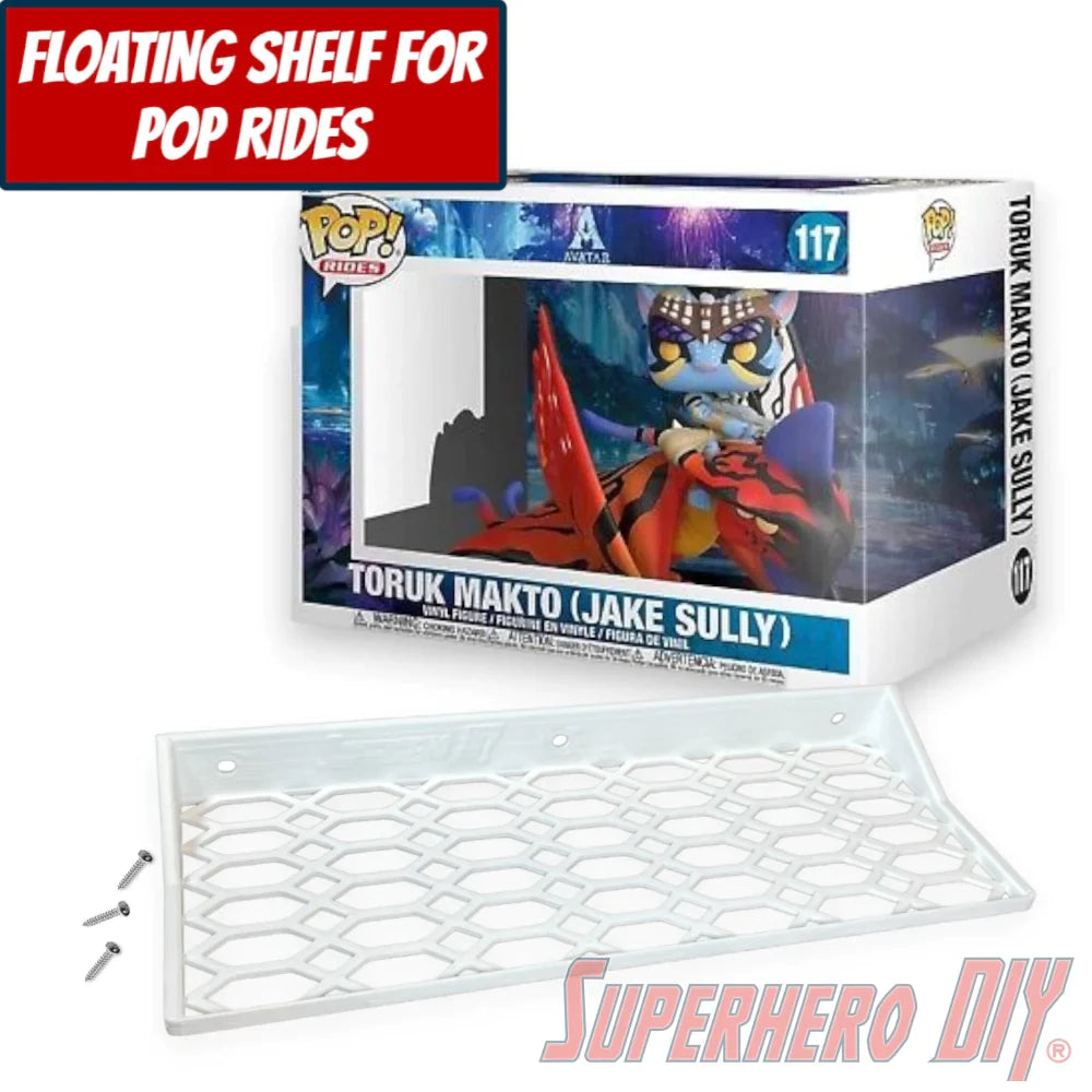 Check out the Floating Shelf for Funko Pop! Rides Toruk Makto Jake Sully #117 (Avatar) from Superhero DIY! The perfect solution for only $18.99