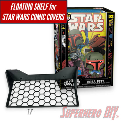 Floating Shelf for Funko Pop! STAR WARS Comic Covers - Superhero DIY