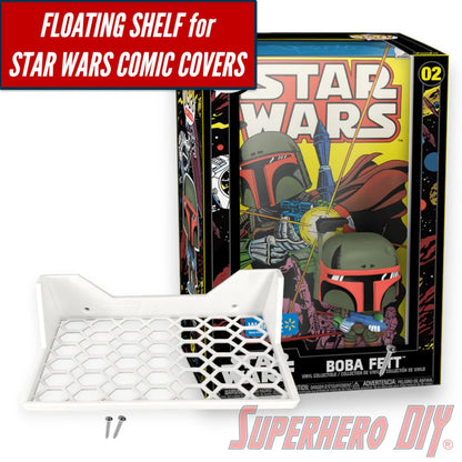 Floating Shelf for Funko Pop! STAR WARS Comic Covers - Superhero DIY