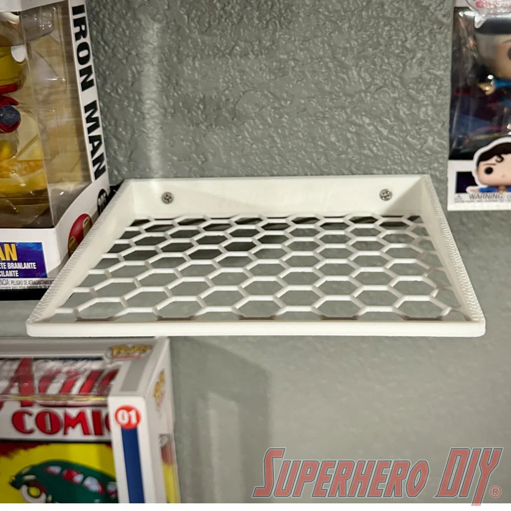 Floating Shelf for Funko Pop! Tiamat #846 (Dungeons & Dragons) In-Box Wall Mount - Superhero DIY