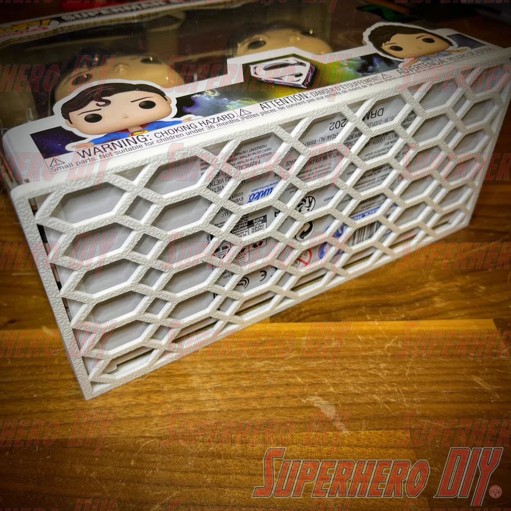 Floating Shelf for Funko Pop! TRADING CARDS | Box Wall Mount Display Shelf | Includes mounting screws - Superhero DIY