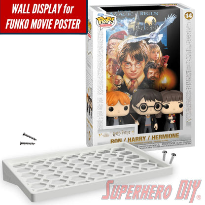 Floating Shelf for HARRY POTTER AND THE SORCERER'S STONE #14 Funko Pop! Movie Poster - Superhero DIY