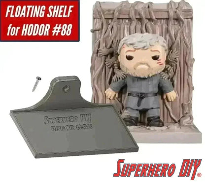 Floating Shelf for Hodor Holding the Door Funko Pop (#88) - Superhero DIY