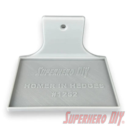 Check out the Floating Shelf for Homer in Hedges #1252 | Out of box wall display shelf from Superhero DIY! The perfect solution for only $6.99