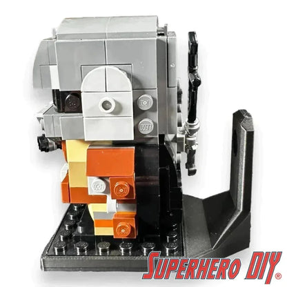 Check out the Floating Shelf for LEGO® BRICKHEADZ | Securely display your favorite builds | Wall Mount Display Shelf from Superhero DIY! The perfect solution for only $2.99