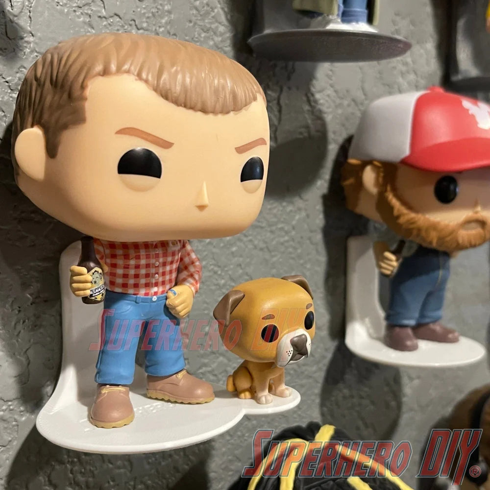 Floating Shelf for Pop & Buddy | Out of box shelves for 4" Funko Pops with miniature Buddy or Sidekick