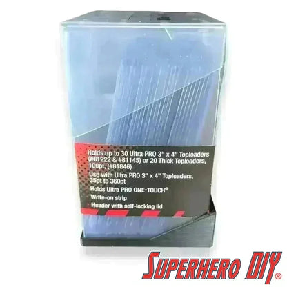 Check out the Floating Shelf for UltraPro TopLoader Box | 3D-printed display shelf for Top Loader Box - Ideal for Trading Card Collections from Superhero DIY! The perfect solution for only $2.69