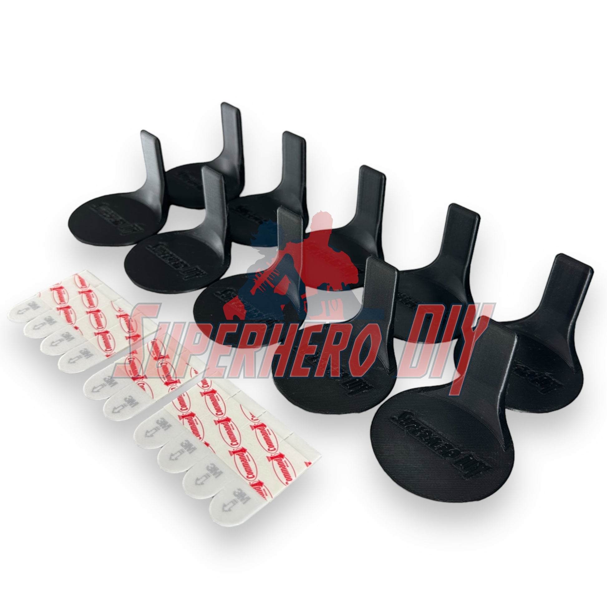 Superhero DIY floating shelves for Funko Pops with mounting accessories