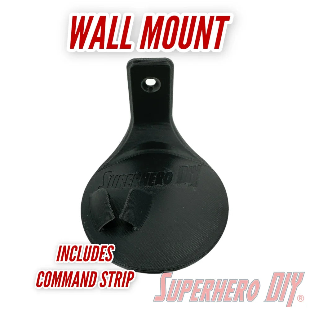 Foot Stand Wall Mounts for 6 inch or 7 inch action figures, display stand fits McFarlane, Marvel Legends 1:12 scale - Superhero DIY