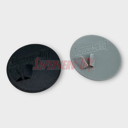 Foot stands for 3.75 to 4 inch action figures, 1:18 scale display bases with pegs for secure figure posing - Superhero DIY