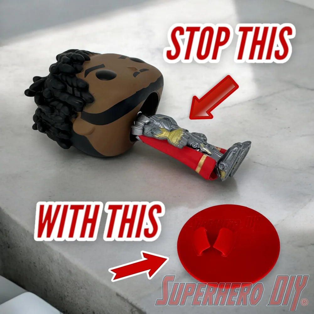 Foot Stands for Funko Pops | Stop them from falling over! - Superhero DIY