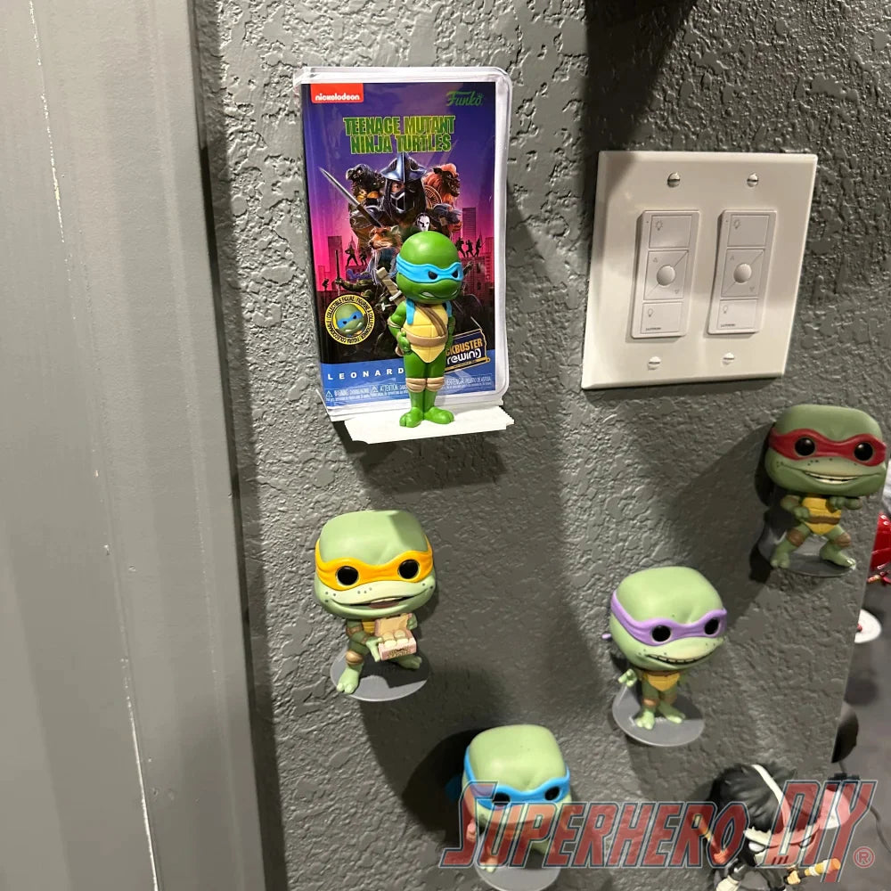 Front-facing Combo Display for Funko Pop! Rewind - Superhero DIY