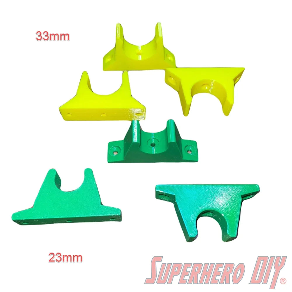Check out the Garden Tool Wall Mount Yard Tool Holders for Fiskar Shovels, Rakes, etc. | 3D-printed storage solutions from Superhero DIY! The perfect solution for only $3.59