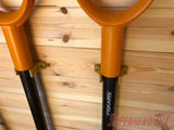 Garden Tool Wall Mount Yard Tool Holders for Fiskar Shovels, Rakes, etc. | 3D-printed storage solutions - Superhero DIY