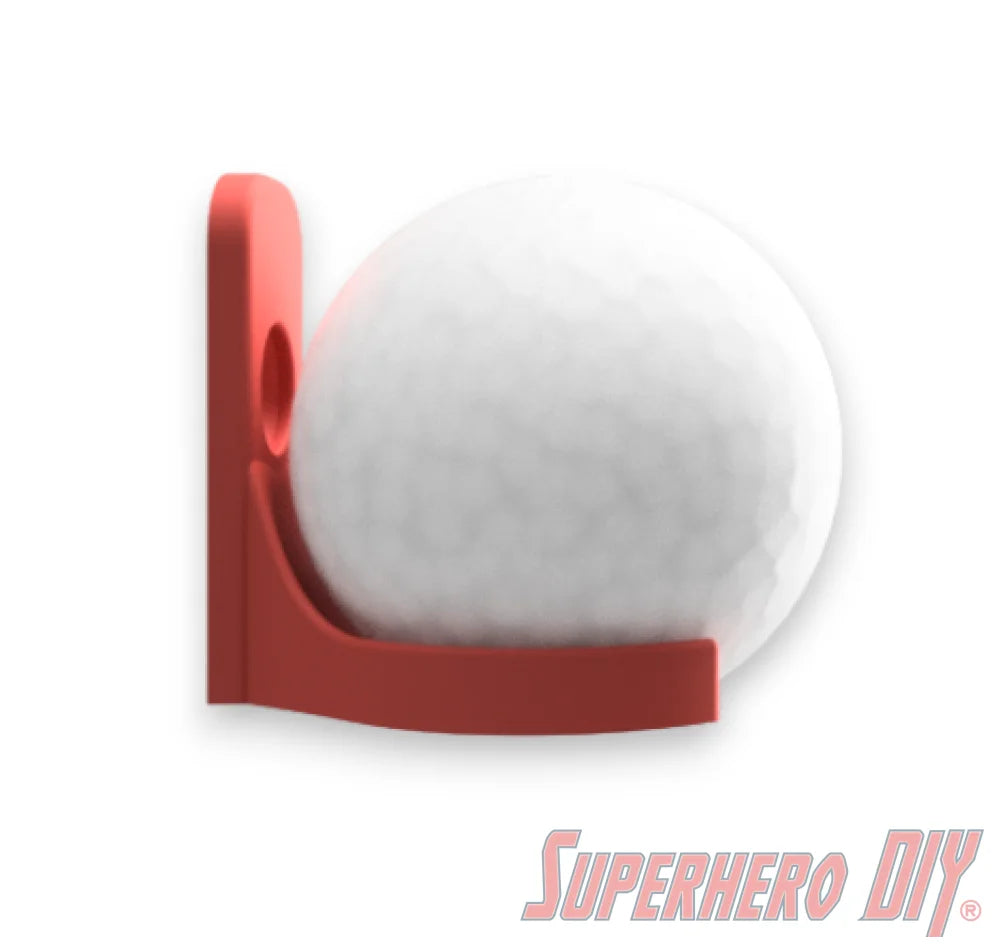 Golf Ball Holder Wall Mount | Floating Shelf for Golf Display - Superhero DIY