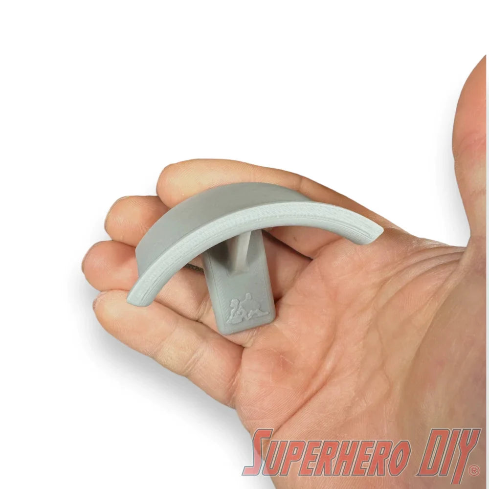 Check out the Hat Display Wall Mount | Hang your caps with ease using these wall hooks! from Superhero DIY! The perfect solution for only $1.99