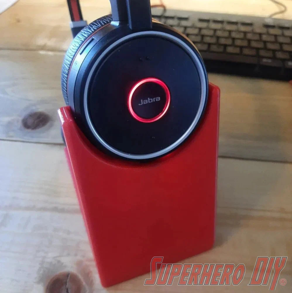 Headphone Stand for Jabra Evolve 75 Headset - Superhero DIY