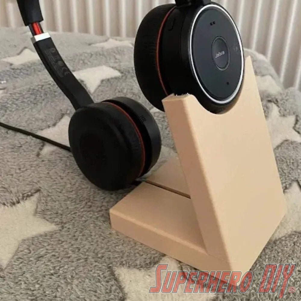 Headphone Stand for Jabra Evolve 75 Headset - Superhero DIY