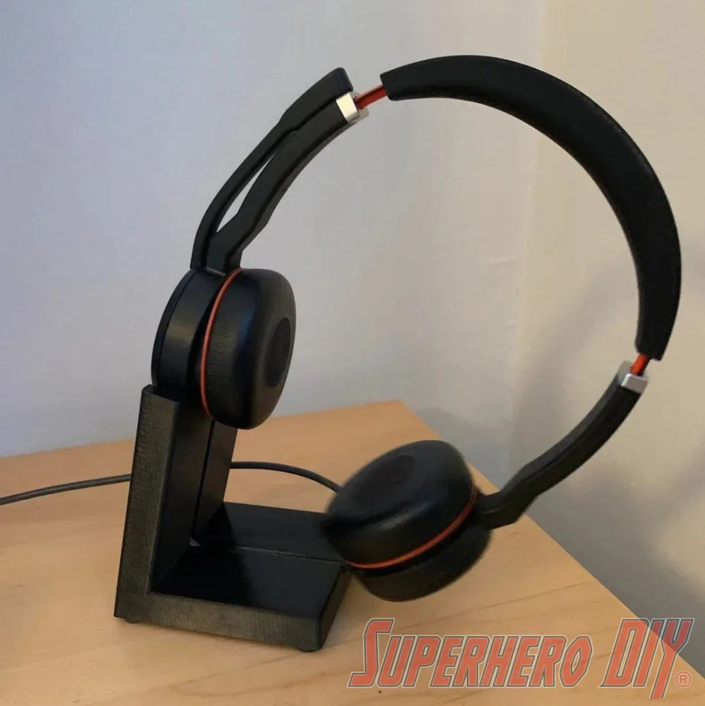 Headphone Stand for Jabra Evolve 75 Headset - Superhero DIY