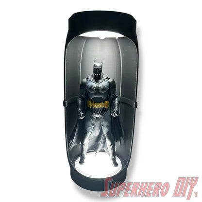 Hero Pod for 1:12 scale – Wall-Mountable Light-Up Action Figure Display - Superhero DIY
