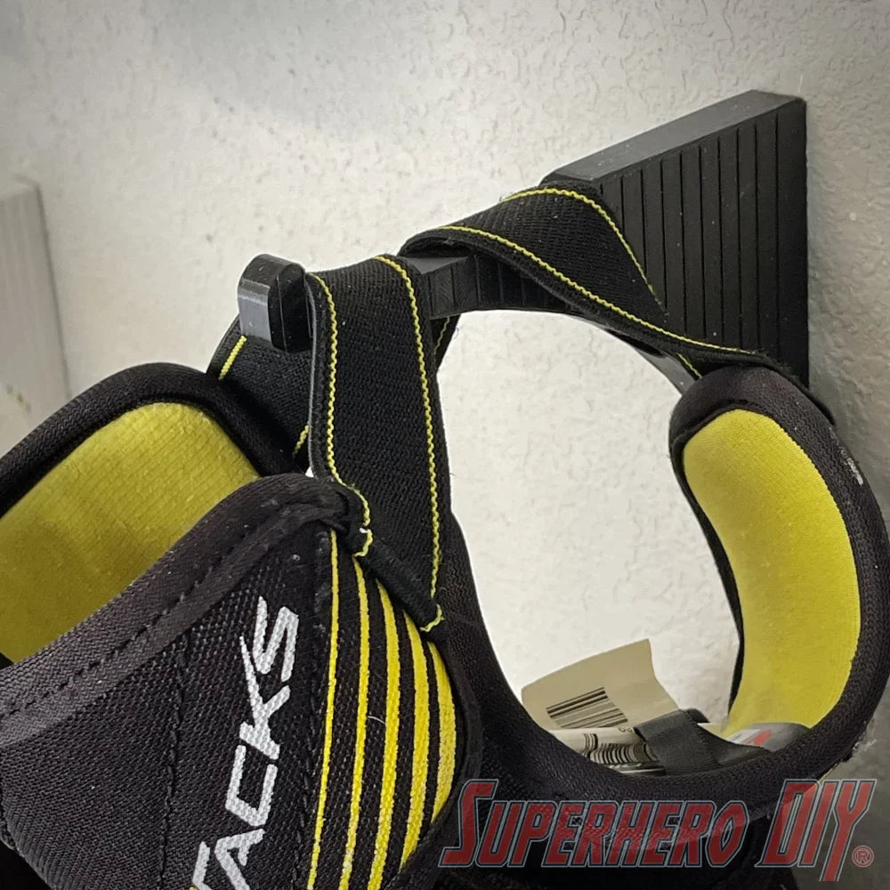 Hockey Elbow Pads Wall Mount | Hockey Gear Storage Solution - Superhero DIY