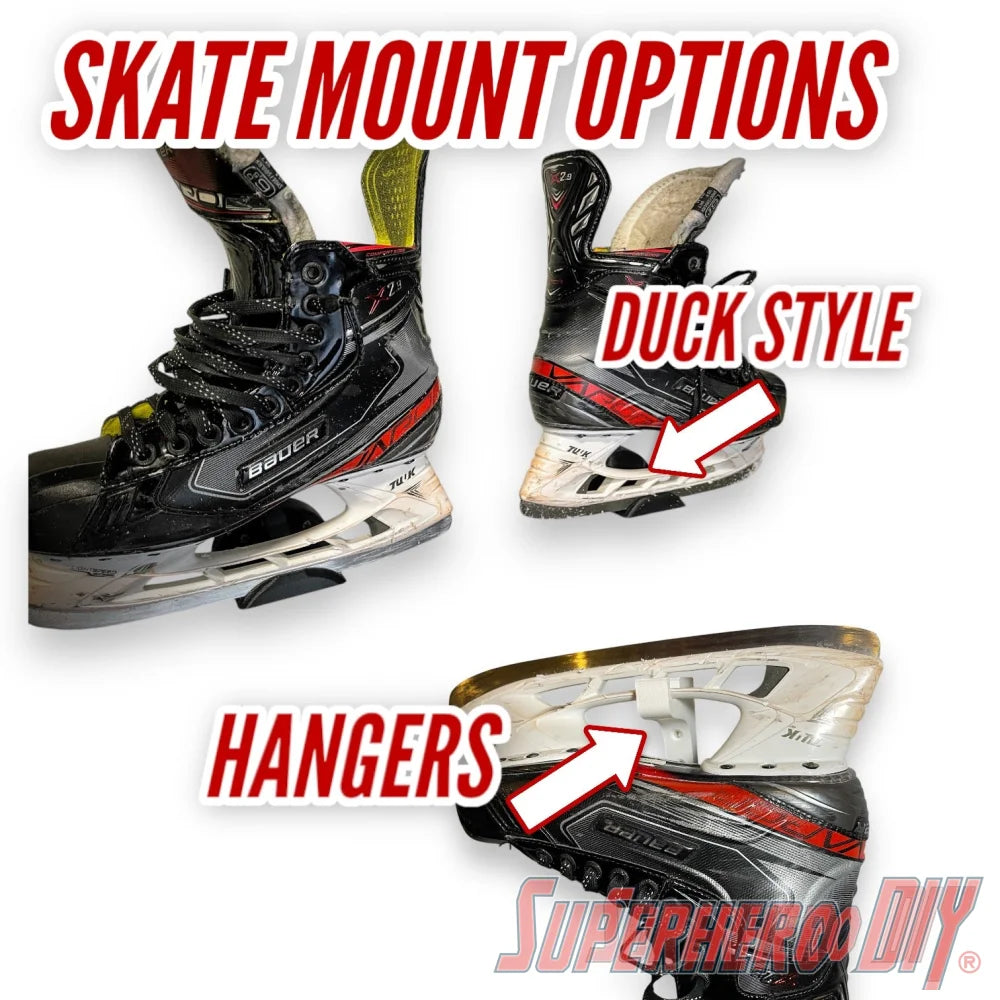 Hockey Gear Organizer Bundle Wall Mount | Hockey Equipment Drying Solution | Store Hockey Equipment on the wall!