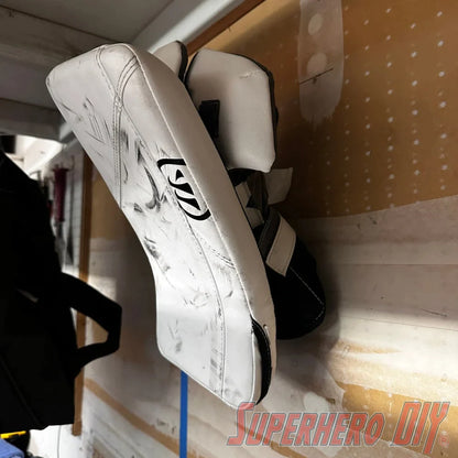 Hockey Goalie Glove or Blocker Wall Mount | Goalie Gear Storage Solution - Superhero DIY