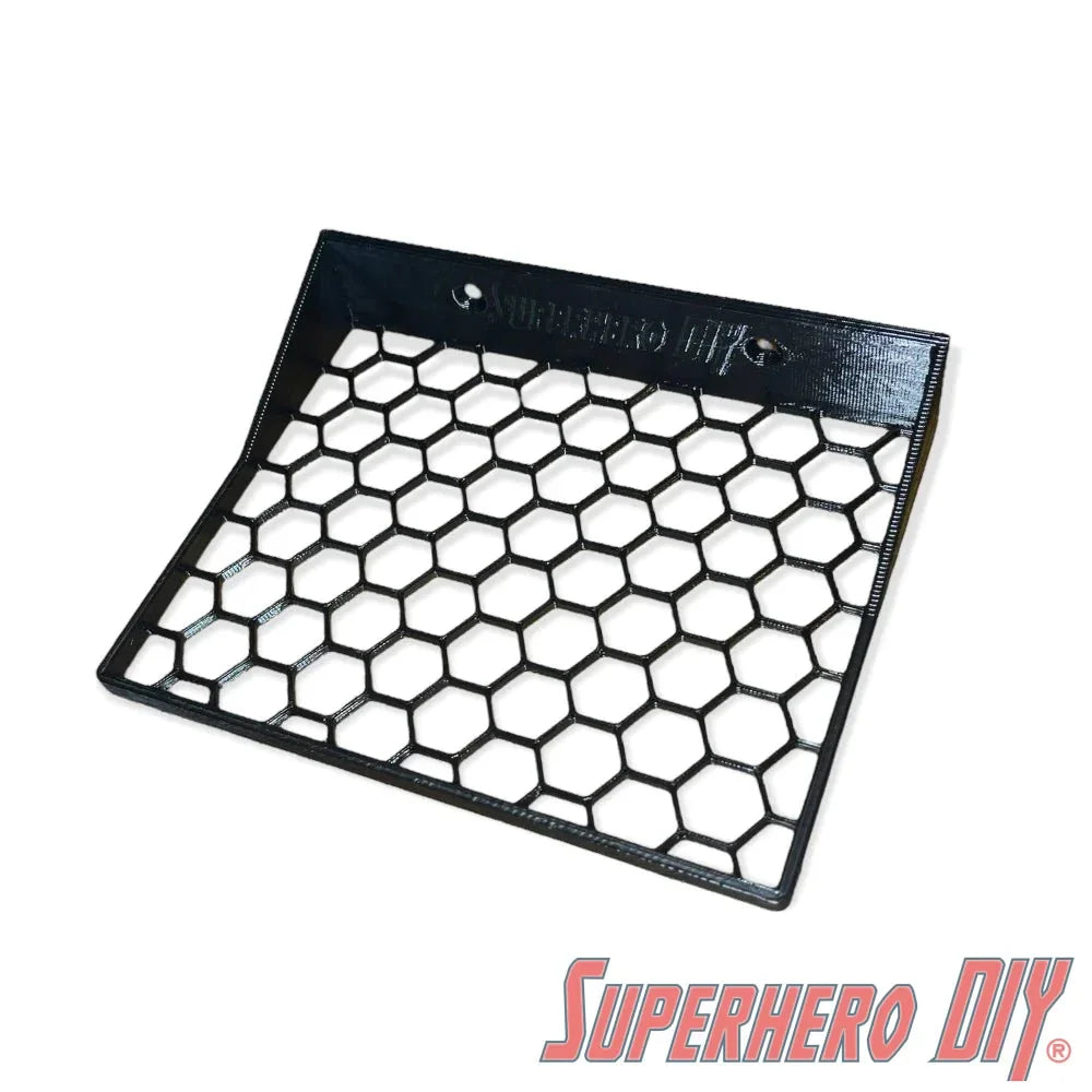 Honeycomb Floating Shelf for Funko Pop Boxes | Wall Mount fits Soft or Hard Cases or Box only | Screws included - Superhero DIY