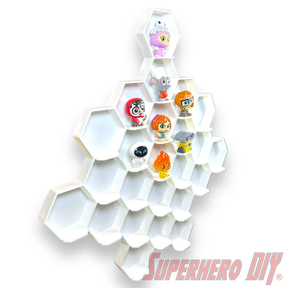 Honeycomb Wall Display for Disney Doorables - Superhero DIY