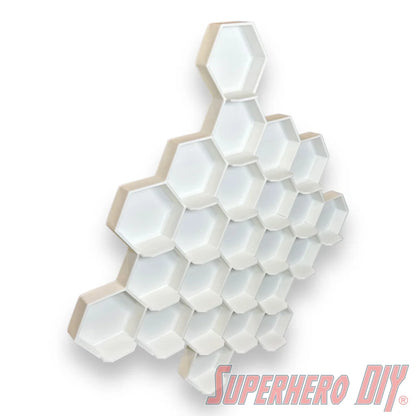 Honeycomb Wall Display for Disney Doorables - Superhero DIY