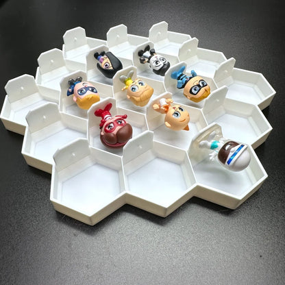 Honeycomb Wall Display for up to 19 Disney Doorables Collectibles Displays