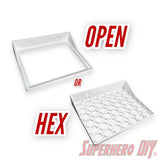Horizontal Floating Shelf for Funko Pop Boxes | For Sideways Boxes | Includes mounting screws - Superhero DIY