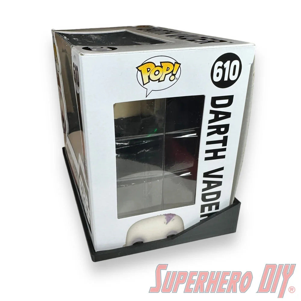 Horizontal Floating Shelf for Funko Pop Boxes | For Sideways Boxes | Includes mounting screws - Superhero DIY