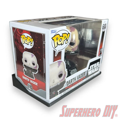 Horizontal Floating Shelf for Funko Pop Boxes | For Sideways Boxes | Includes mounting screws - Superhero DIY