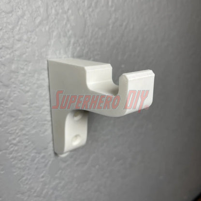 Ice Skate Wall Hanger Mount | Hockey Gear Storage Solution (2-PACK) - Superhero DIY