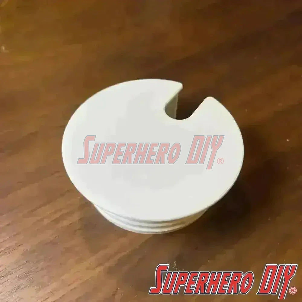 IKEA MICKE desk hole cover | Fits right into open wiring hole | Multiple colors - Superhero DIY