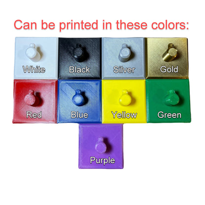 Color options for Google Nest Hub wall mount: white, black, silver, gold, red, blue, yellow, green, purple.