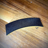 3D Army Ranger Tab replica in black with yellow trim, ideal for display in shadow box or wall mounting.