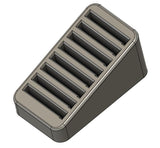 CFexpress Type B card organizer, 8-slot stepped desk holder for easy storage and access, compact and functional design