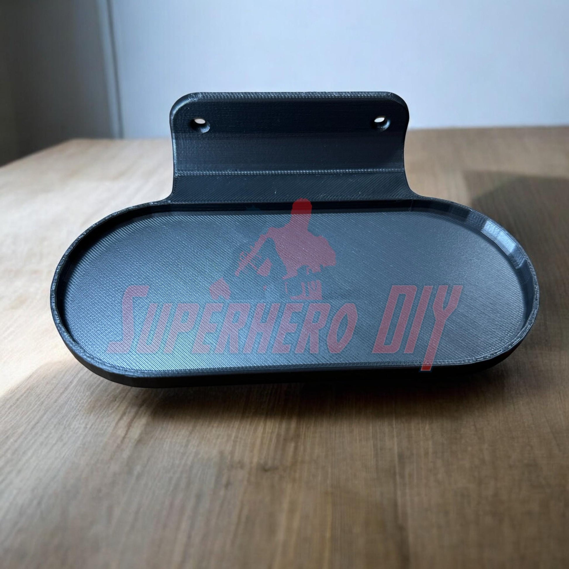 Google Nest Hub wall mount with screws, 3D printed for Google Home Hub, ideal for home organization and speaker projection.