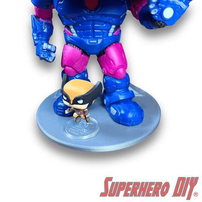Jumbo Floating Figure Shelf for Jumbo 10" Pop OOB | Comes with mounting screw - Superhero DIY