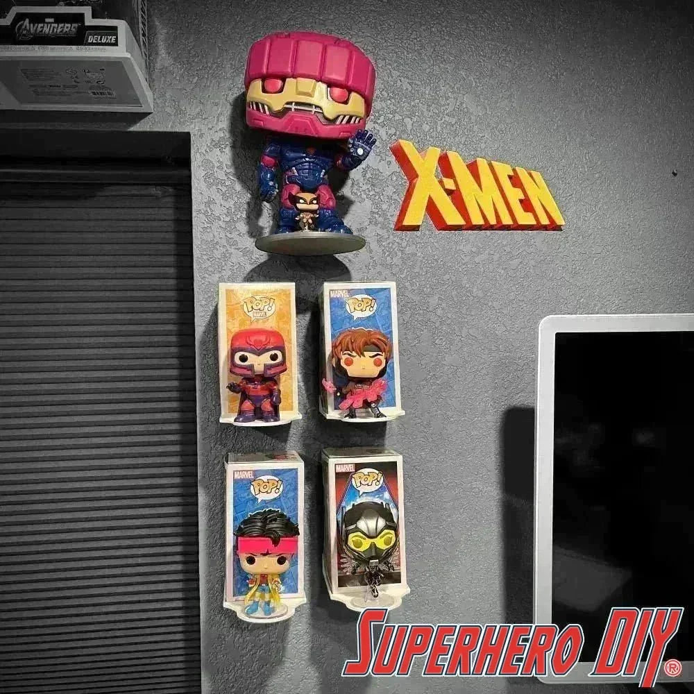 Jumbo Floating Figure Shelf for Jumbo 10" Pop OOB | Comes with mounting screw - Superhero DIY