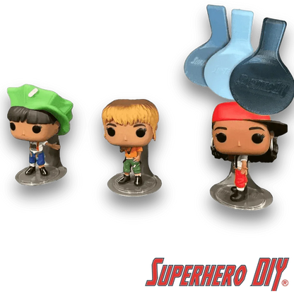 Large Floating Figure Shelves for Funko Pops Action Figures or other collectibles - Superhero DIY