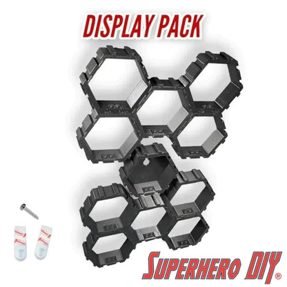 LEGO DEEP Hexagon Display for LEGO® Minifigures - Superhero DIY