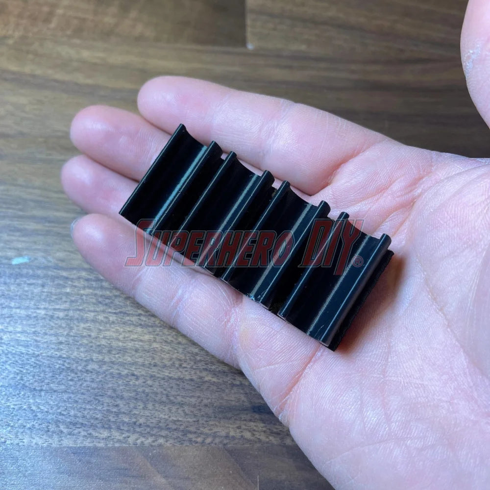 Marker Holder for Sharpie ULTRA FINE Permanent Markers | Side Mount 4 or 8 Ultra FINE Sharpie pens | Simple marker organizer - Superhero DIY