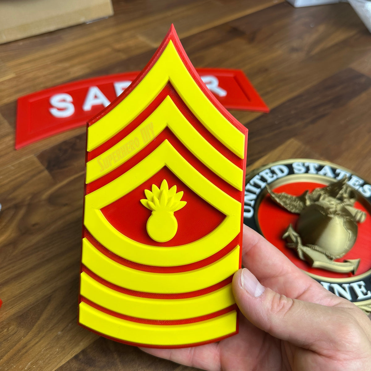 USMC Enlisted Rank | Multiple sizes available | Marine Corps NCO rank
