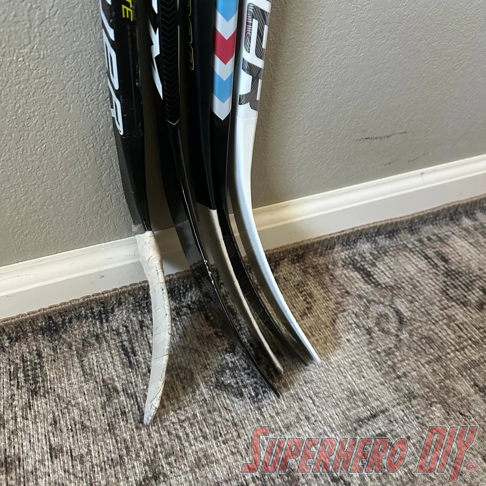 MINI Stick Holder Wall Mount for Knee Hockey Sticks - Superhero DIY