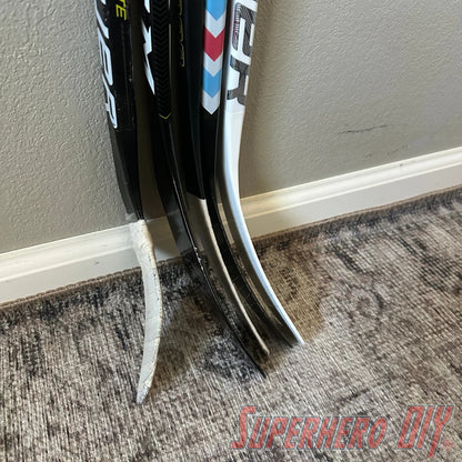 MINI Stick Holder Wall Mount for Knee Hockey Sticks - Superhero DIY