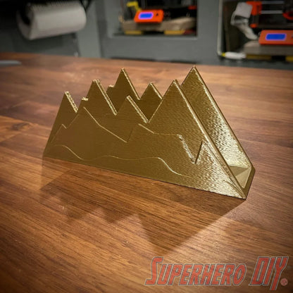 Check out the Mountain Range Napkin Holder from Superhero DIY! The perfect solution for only $8.90